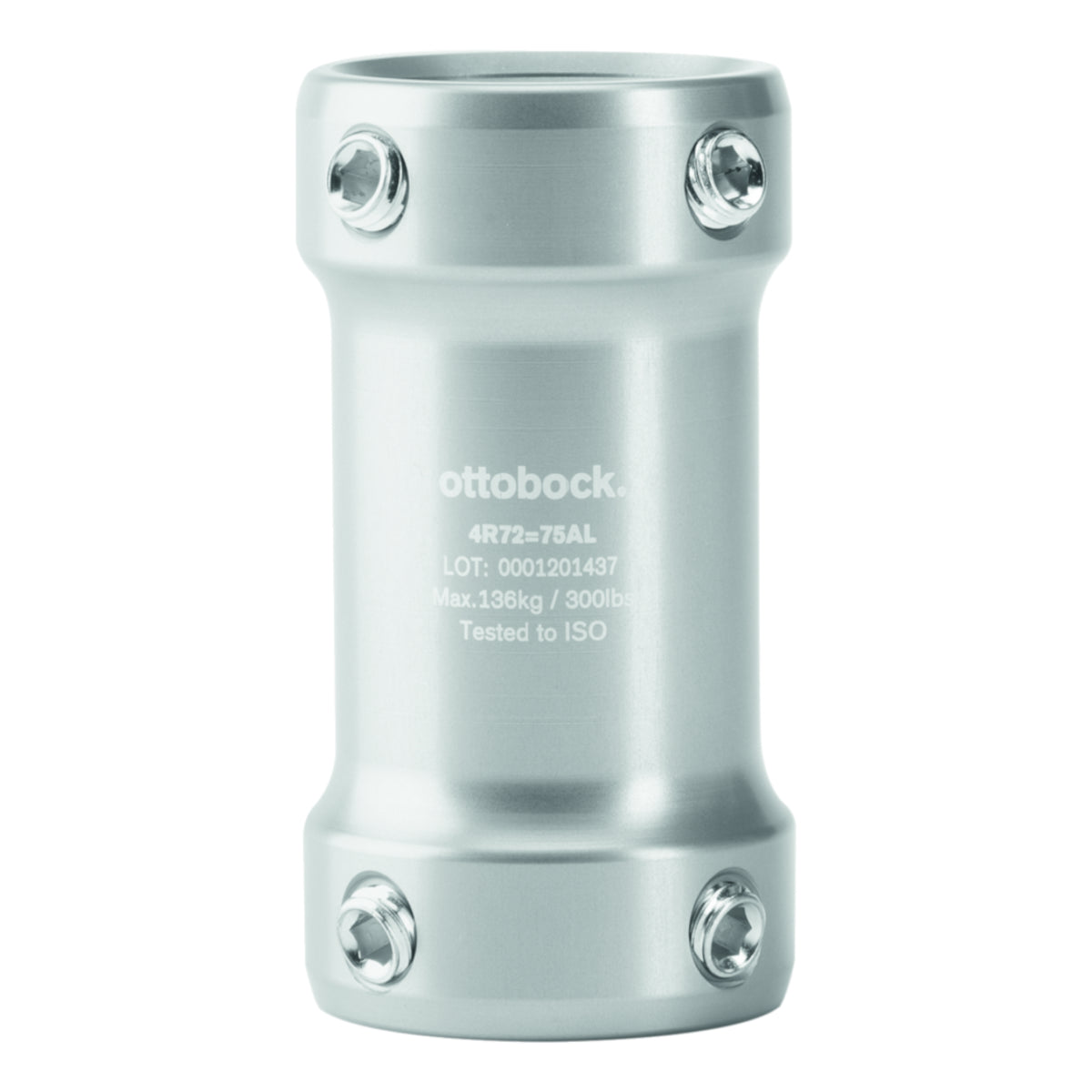 Adaptador doble - Aluminio 75mm