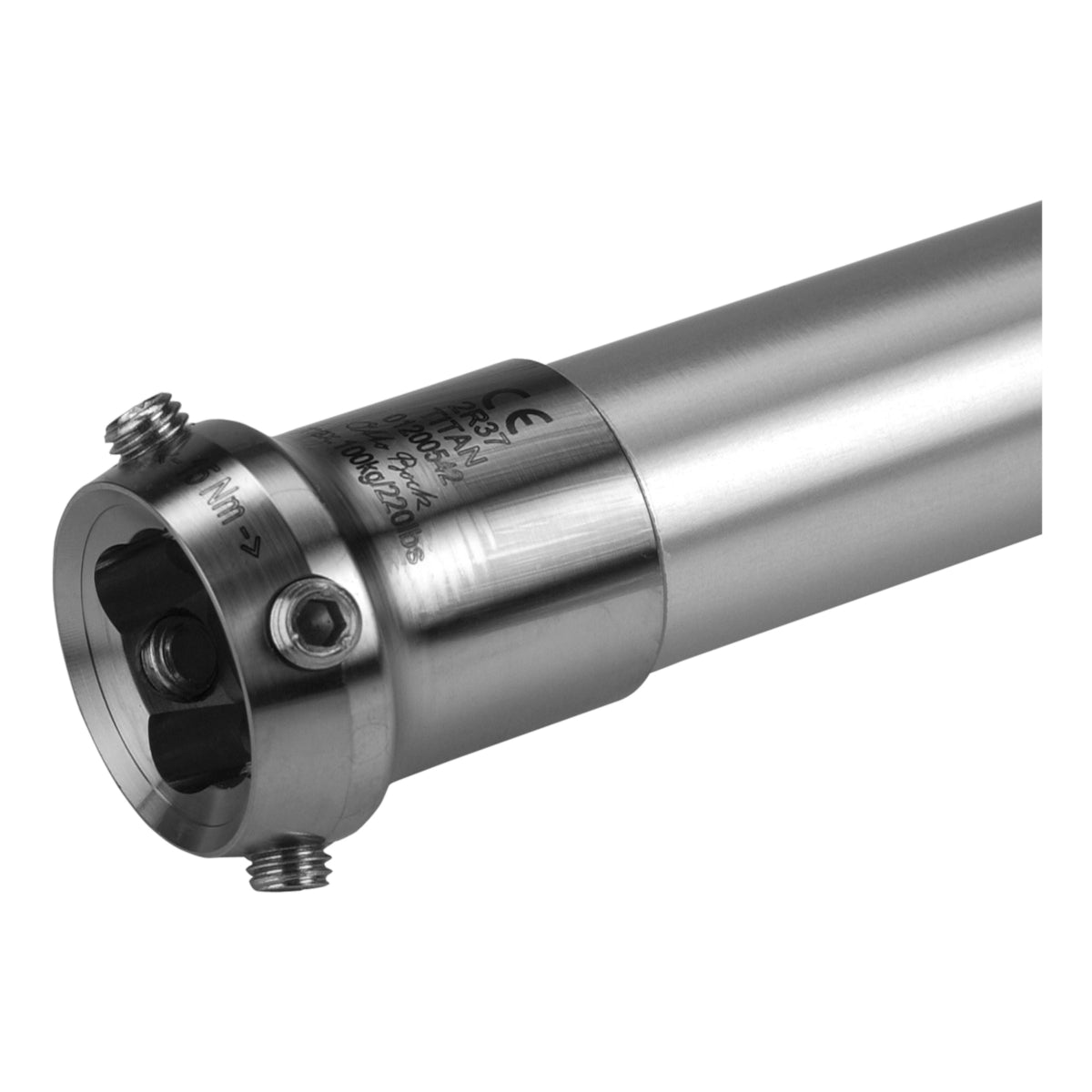 Tubo corto con Adaptador - Titanio 2R37