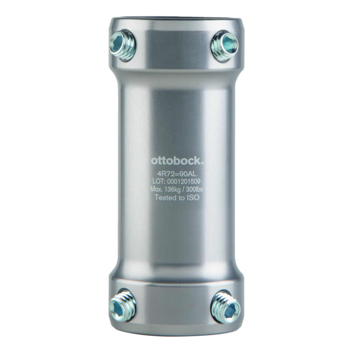 Adaptador doble - Aluminio 90mm
