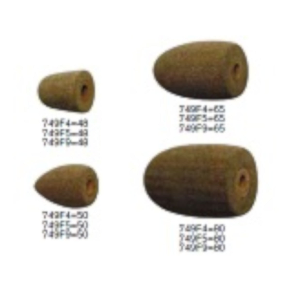 Cono de fieltro para pulido